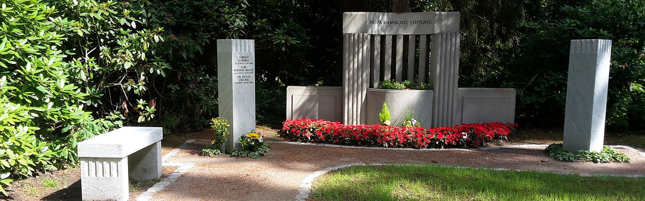 Unsere Stifter-Grabstätte auf dem Ohlsdorfer Friedhof